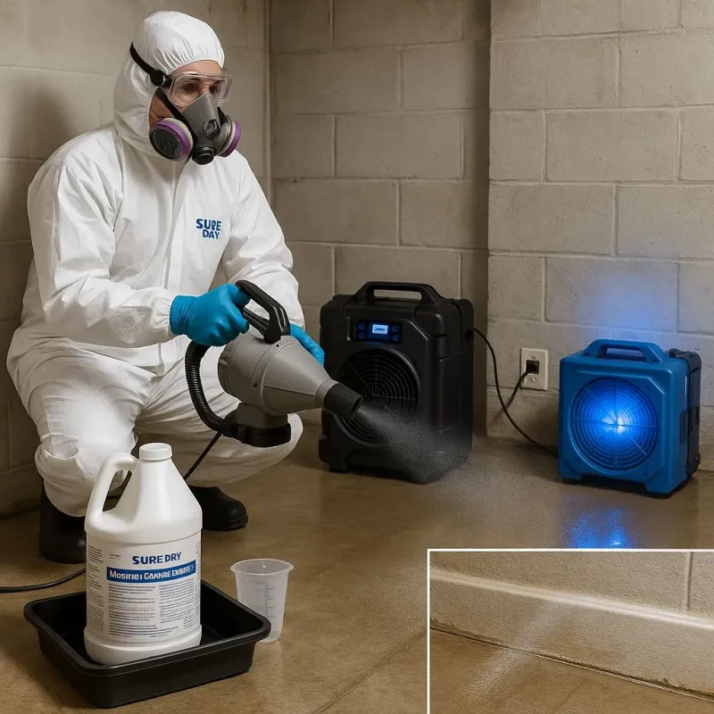 Sanitization and Odor Removal process in Algoma, WI