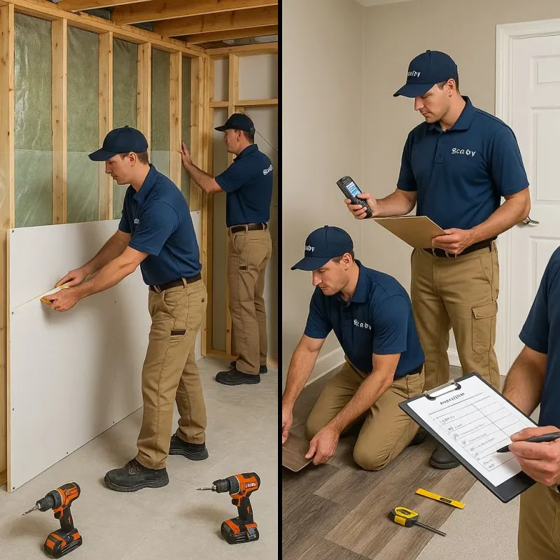 Repairs and Reconstruction process in Algoma, WI
